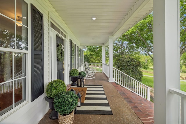 1387 Floyd Rd, Eagleville, TN 37060 - view of covered porch