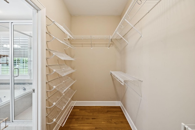 1387 Floyd Rd, Eagleville, TN 37060 - spacious closet with wood finished floors