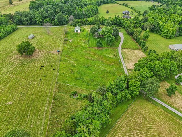 1387 Floyd Rd, Eagleville, TN 37060 - aerial view of sparsely populated area featuring a tree filled landscape