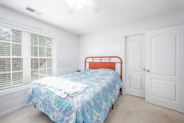 118 Stonebridge, Selmer, TN 38375 - carpeted bedroom featuring a ceiling fan