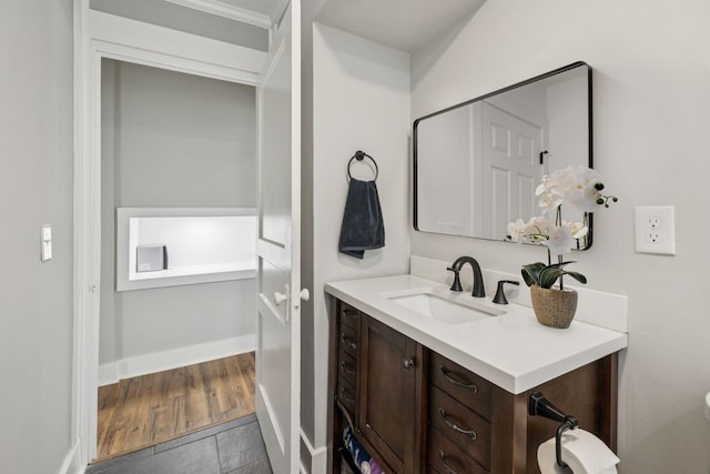 410 Campbell Ave, Tullahoma, TN 37388 - bathroom featuring vanity and baseboards