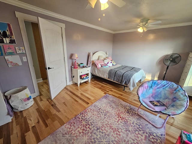 11 Jess Long Ln, Hillsboro, TN 37342 - bedroom featuring wood finished floors, crown molding, and ceiling fan