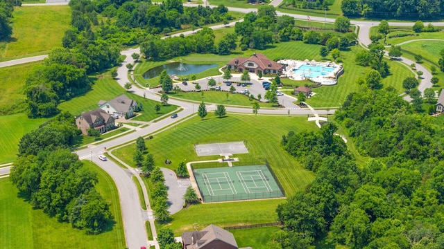 6826 Falls Ridge Ln, College Grove, TN 37046 - bird's eye view of a large body of water