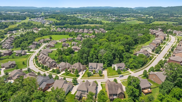 6826 Falls Ridge Ln, College Grove, TN 37046 - aerial view of residential area featuring mountains