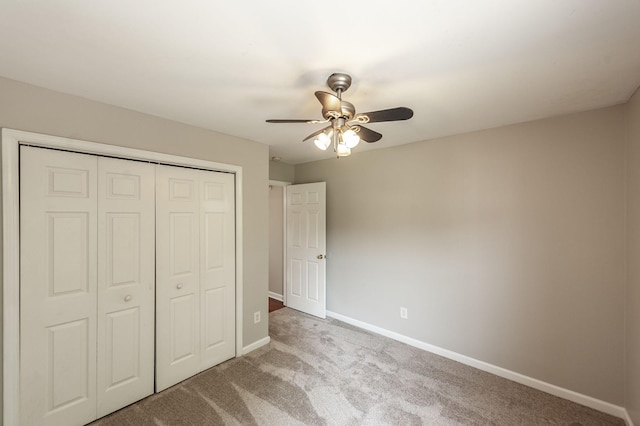 102 Buckhaven Ct, Hendersonville, TN 37075 - unfurnished bedroom with carpet flooring, a closet, and a ceiling fan