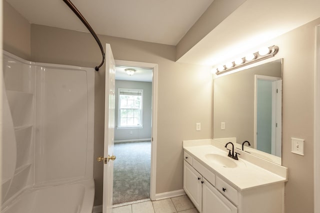 102 Buckhaven Ct, Hendersonville, TN 37075 - full bath featuring vanity, a shower, and tile patterned floors