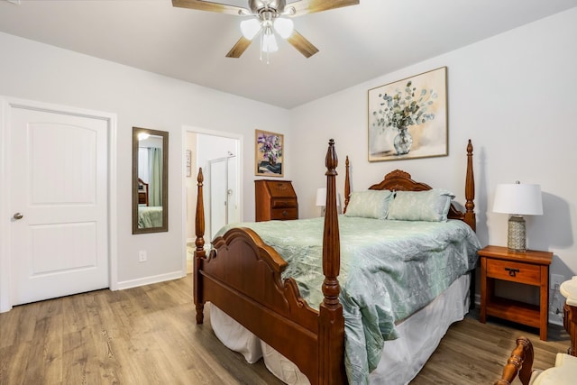 7178 Lang Ave, White House, TN 37188 - bedroom featuring wood finished floors and ceiling fan