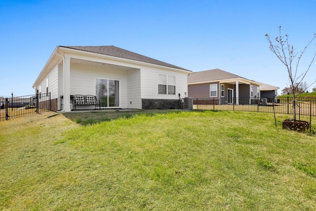 7178 Lang Ave, White House, TN 37188 - rear view of house featuring a fenced backyard