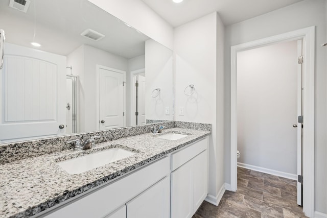 130 Grayson Cir, Chapel Hill, TN 37034 - full bathroom featuring double vanity and recessed lighting