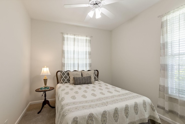 123 River Downs Blvd, Murfreesboro, TN 37128 - carpeted bedroom featuring multiple windows and ceiling fan