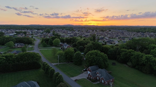 123 River Downs Blvd, Murfreesboro, TN 37128 - aerial view at dusk of a residential view