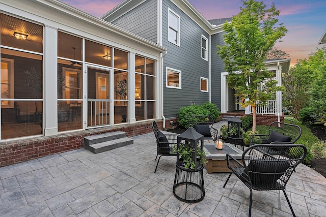 104 Majestic Ln, Franklin, TN 37064 - view of patio with an outdoor living space
