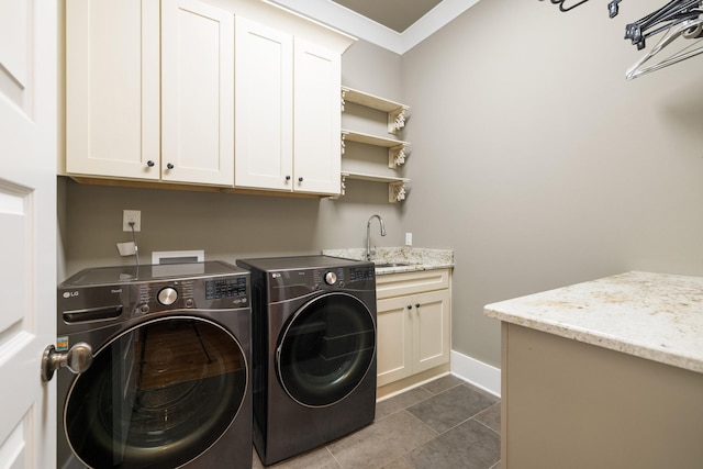 4310 Kings Camp Ct, Arrington, TN 37014 - laundry room with cabinet space and separate washer and dryer