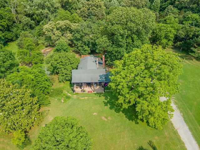 7139 Kingston Rd, Fairview, TN 37062 - aerial view of property and surrounding area featuring a heavily wooded area