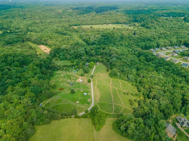 7139 Kingston Rd, Fairview, TN 37062 - aerial view of property and surrounding area with a heavily wooded area