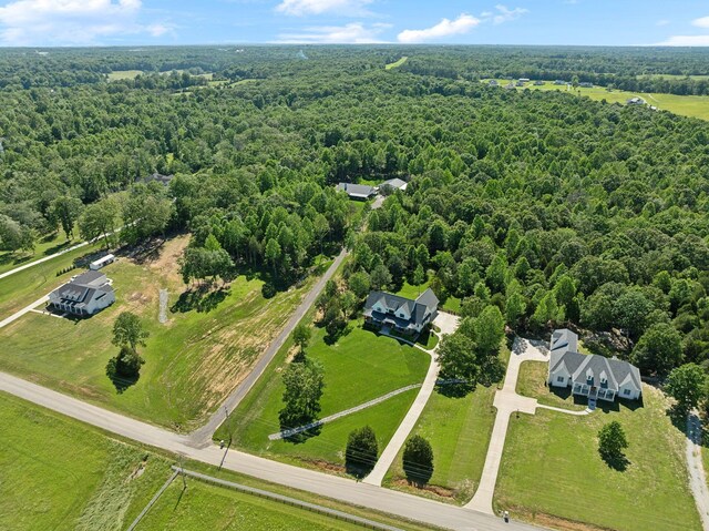 973 Hall Cemetery Rd, Burns, TN 37029 - aerial view of a heavily wooded area