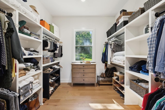 973 Hall Cemetery Rd, Burns, TN 37029 - walk in closet featuring light wood finished floors