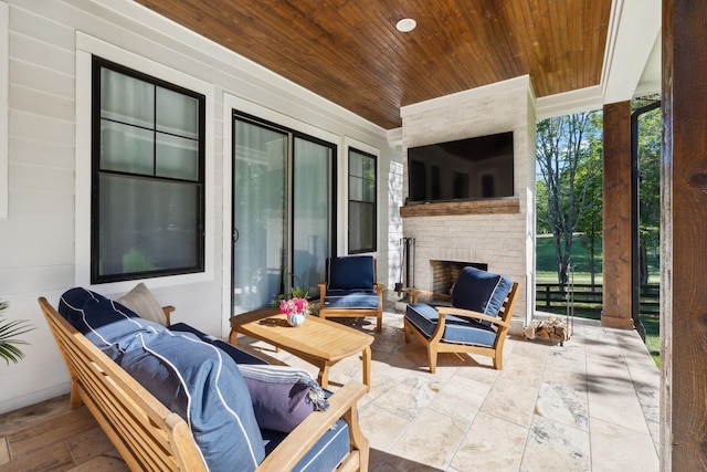 973 Hall Cemetery Rd, Burns, TN 37029 - view of patio / terrace featuring an outdoor hangout area