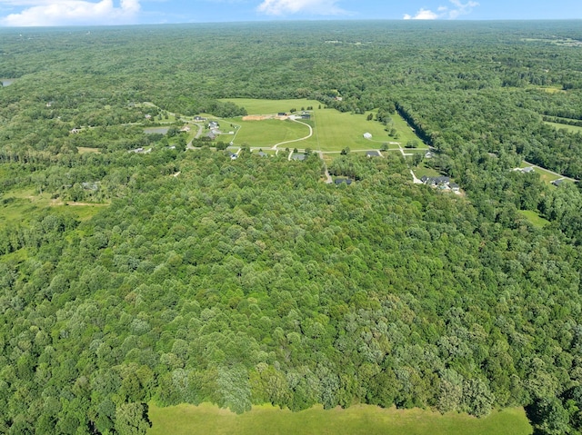 973 Hall Cemetery Rd, Burns, TN 37029 - aerial view of property and surrounding area featuring a forest