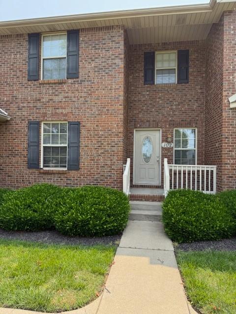 135 Excell Rd Unit 102, Clarksville, TN 37043 - view of front of home with brick siding