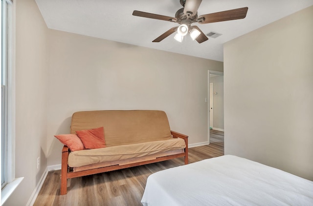 141 Springbrook Pl, Joelton, TN 37080 - bedroom featuring wood finished floors and a ceiling fan