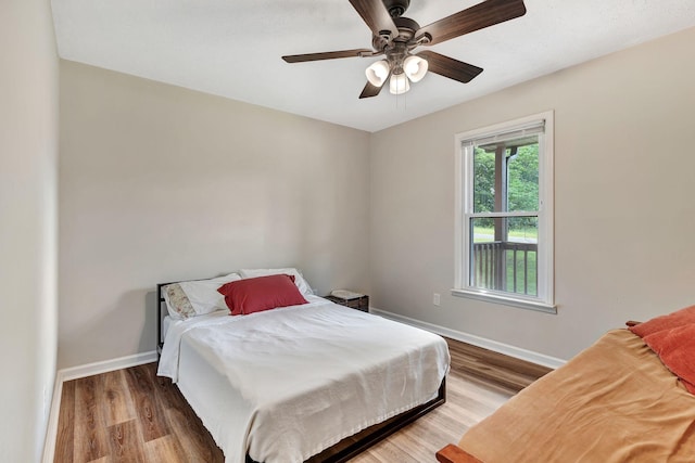 141 Springbrook Pl, Joelton, TN 37080 - bedroom featuring wood finished floors and ceiling fan
