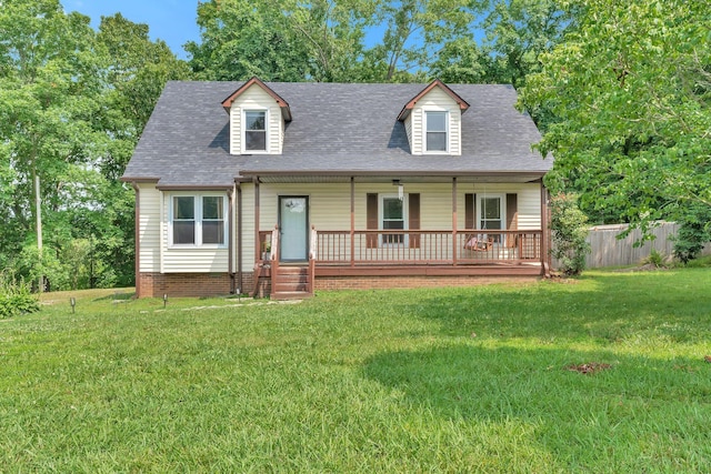 141 Springbrook Pl, Joelton, TN 37080 - new england style home with covered porch and a shingled roof