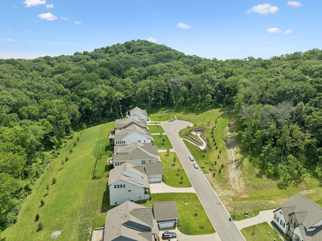 5128 Terravista Ln, Franklin, TN 37064 - aerial view of residential area with a heavily wooded area