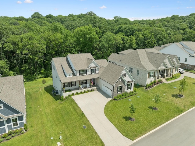 5128 Terravista Ln, Franklin, TN 37064 - view from above of property with a forest