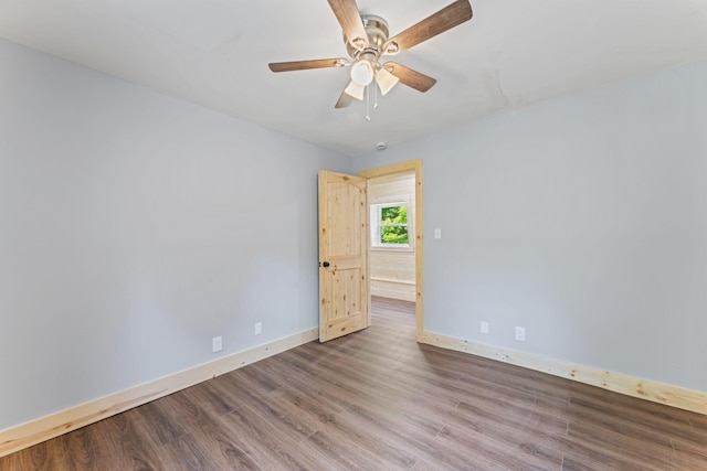 7121 Robinson Dr, Fairview, TN 37062 - unfurnished room with wood finished floors and a ceiling fan