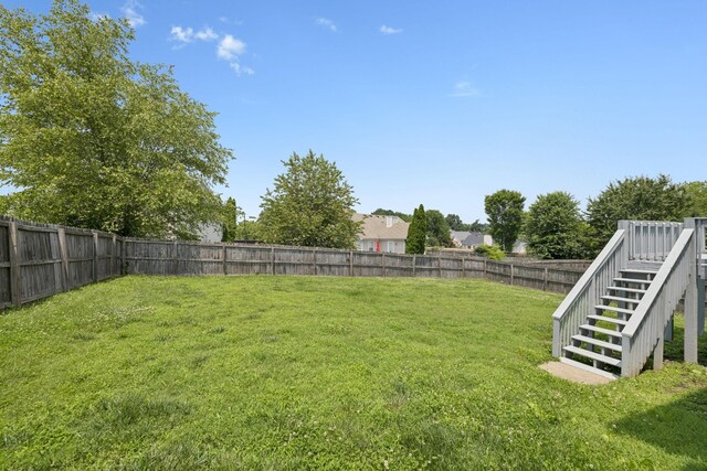 1882 Portway Rd, Spring Hill, TN 37174 - fenced backyard featuring stairs