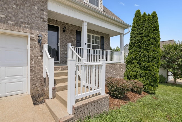 1882 Portway Rd, Spring Hill, TN 37174 - doorway to property with covered porch