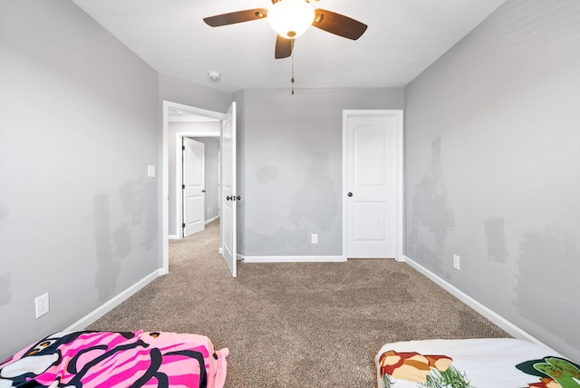 1613 Kestrel Dr, Clarksville, TN 37040 - unfurnished bedroom featuring carpet floors and a ceiling fan