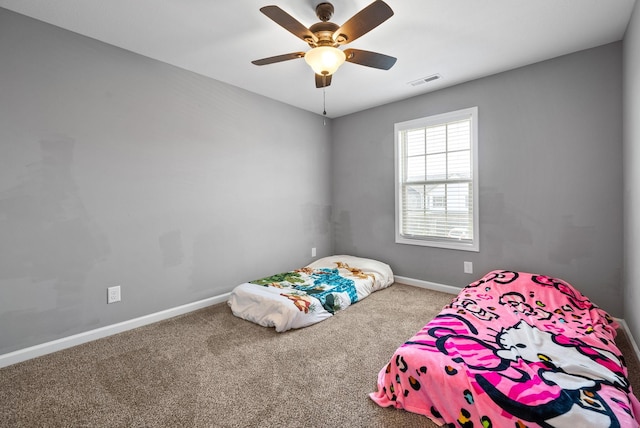 1613 Kestrel Dr, Clarksville, TN 37040 - bedroom featuring carpet floors and ceiling fan