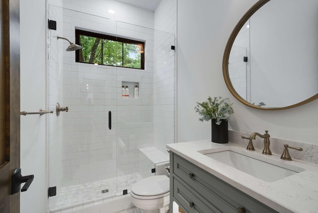 6128 Lookaway Cir, Franklin, TN 37067 - full bath featuring vanity and a shower stall