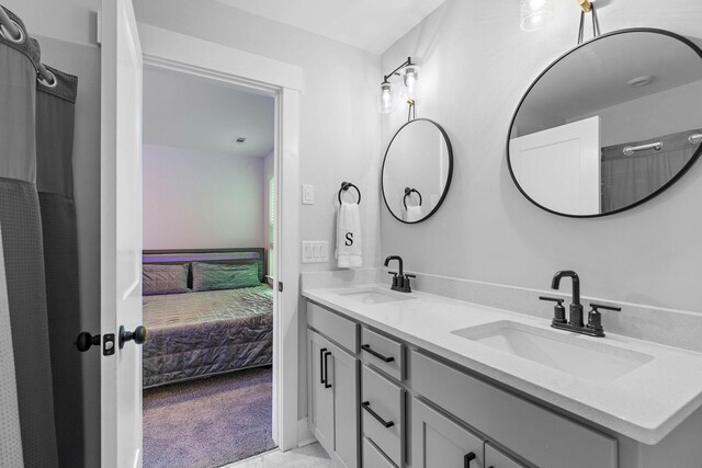 1003 Autumn Ridge Ct, Spring Hill, TN 37174 - full bath with double vanity and ensuite bathroom