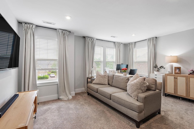 1003 Autumn Ridge Ct, Spring Hill, TN 37174 - living area with light colored carpet and recessed lighting