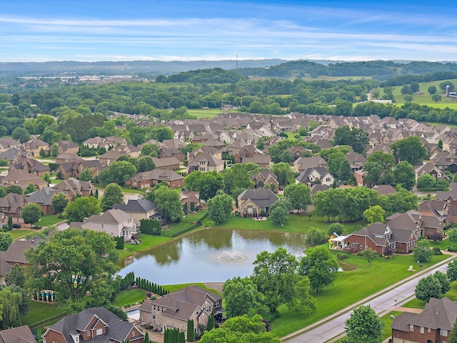 1003 Autumn Ridge Ct, Spring Hill, TN 37174 - aerial view of residential area with a nearby body of water