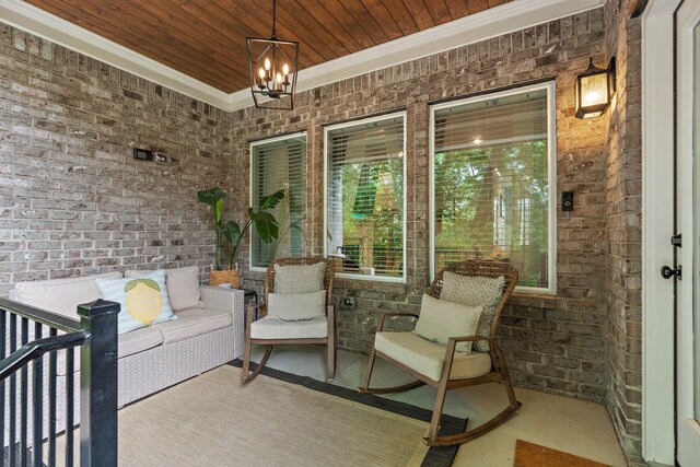 1003 Autumn Ridge Ct, Spring Hill, TN 37174 - view of patio with an outdoor hangout area