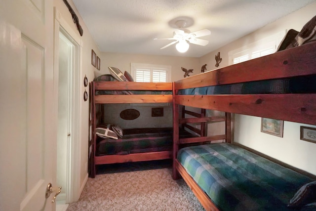211 Lewis Cir, Dover, TN 37058 - bedroom featuring light colored carpet and a ceiling fan