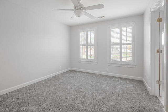 324 Julianna Cir, Franklin, TN 37064 - carpeted spare room with baseboards and a ceiling fan