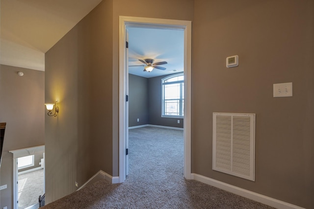 160 Dobson Knob Trl, Nolensville, TN 37135 - hall featuring carpet and an upstairs landing