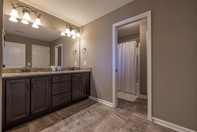 160 Dobson Knob Trl, Nolensville, TN 37135 - bathroom with double vanity and baseboards