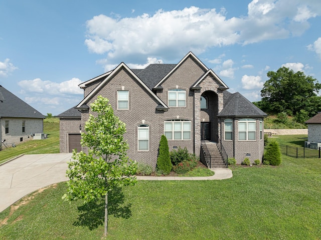 160 Dobson Knob Trl, Nolensville, TN 37135 - view of front of house with brick siding, driveway, and a garage