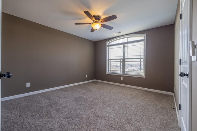 160 Dobson Knob Trl, Nolensville, TN 37135 - carpeted empty room featuring ceiling fan and baseboards