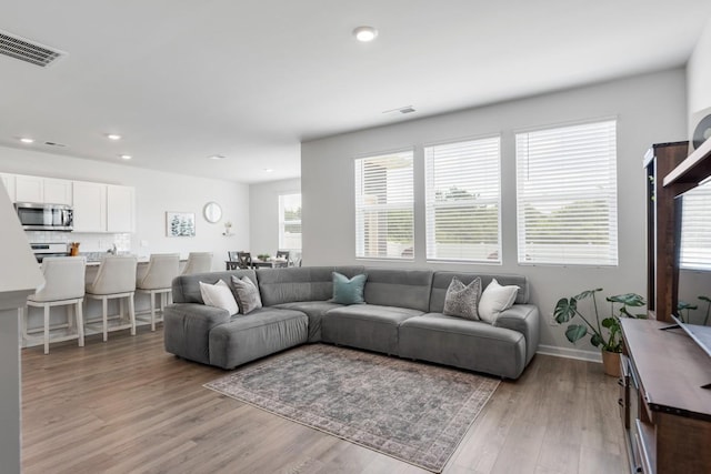 2400 Kaycee Ct, Lebanon, TN 37087 - living room with recessed lighting and light wood-style flooring