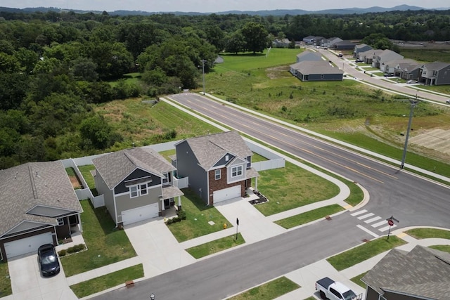 2400 Kaycee Ct, Lebanon, TN 37087 - aerial view of residential area featuring a heavily wooded area