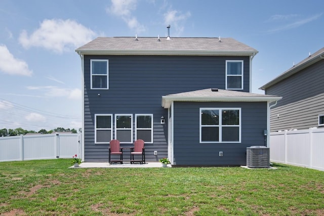 2400 Kaycee Ct, Lebanon, TN 37087 - back of property with a fenced backyard and a patio area