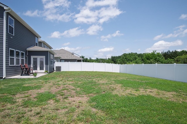 2400 Kaycee Ct, Lebanon, TN 37087 - fenced backyard with a patio area and french doors