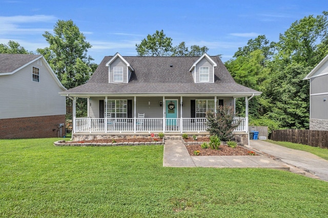 1128 Tiftonia View Rd, Chattanooga, TN 37419 - new england style home featuring covered porch and roof with shingles